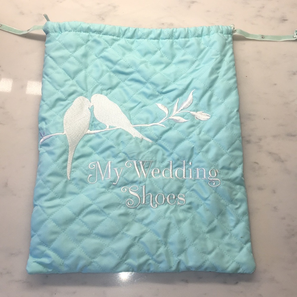 Quilted Wedding Shoe Bag + Lavender Scented Sachet